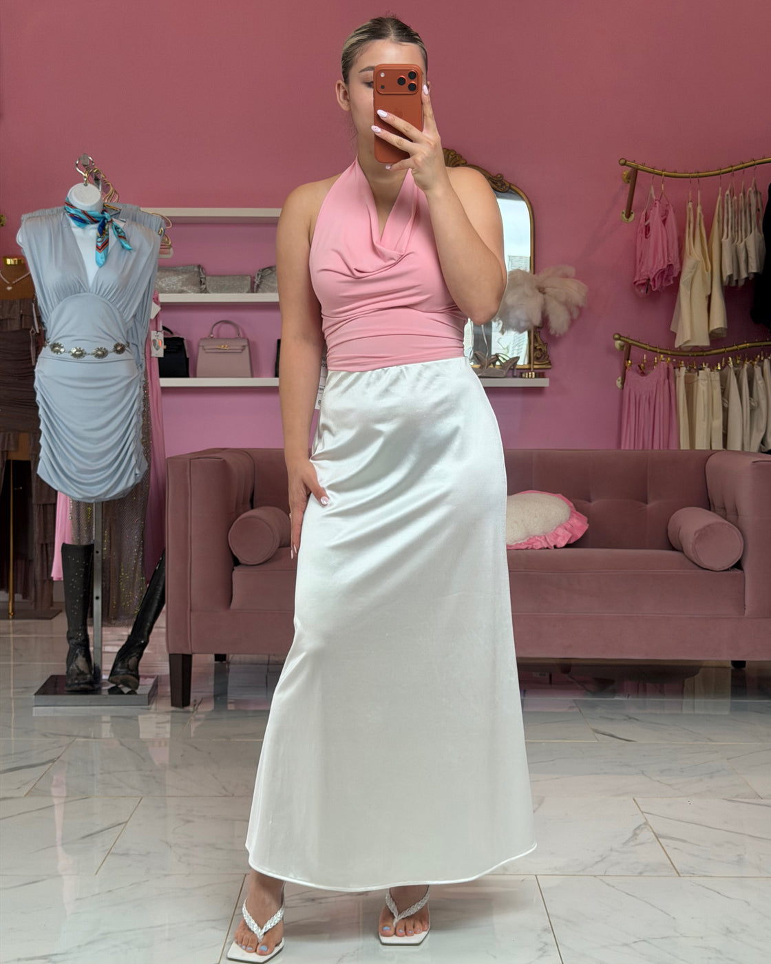 White maxi