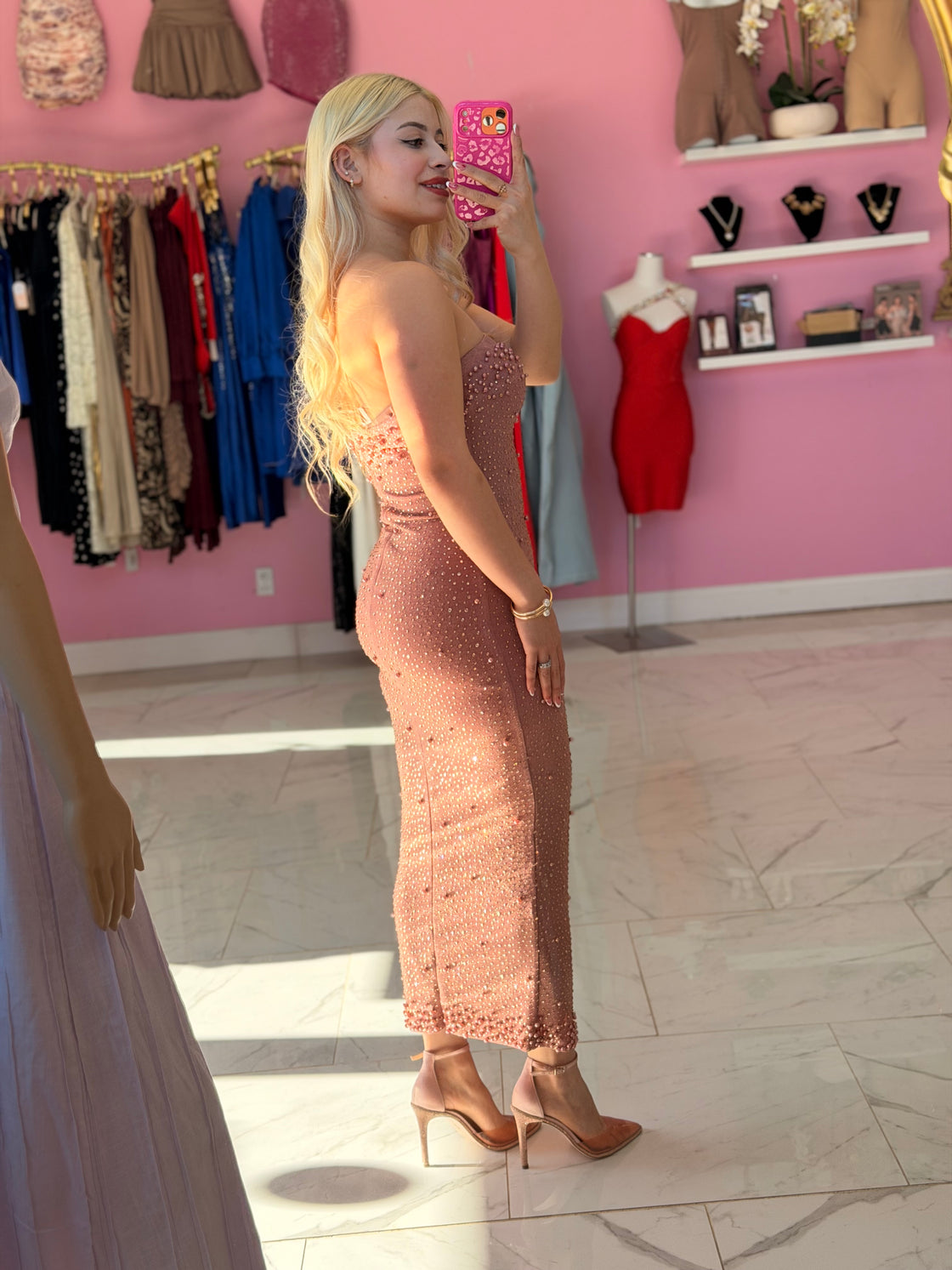 Blush maxi