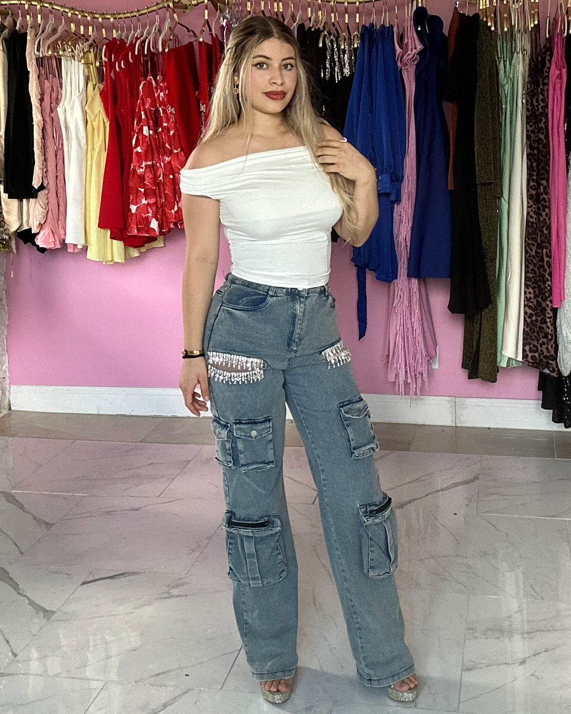 La Jefa Cargo Jeans